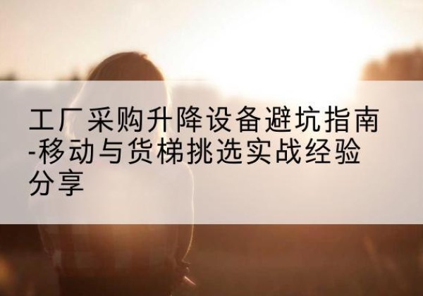 陇西移动式升降机怎么选-工厂采购升降设备避坑指南-移动与货梯挑选实战经验分享